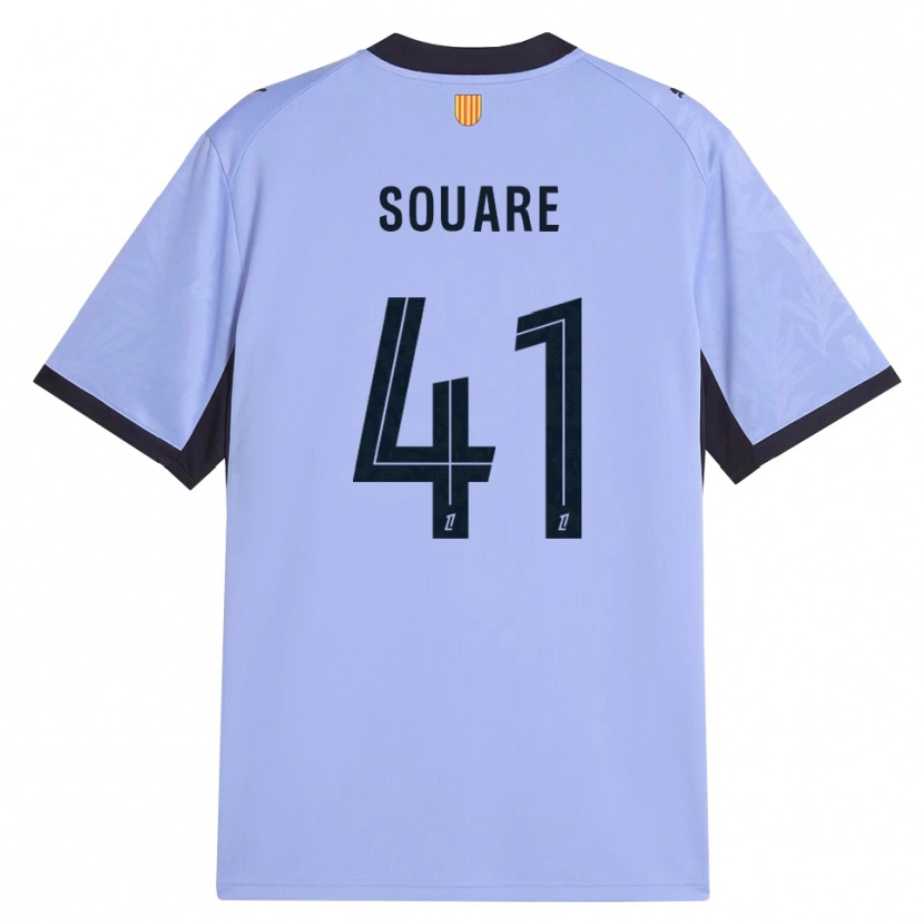 Danxen Kinderen Cheick Souare #41 Lavendel Zwart Thuisshirt Derde Tenue 2026/27 T-Shirt