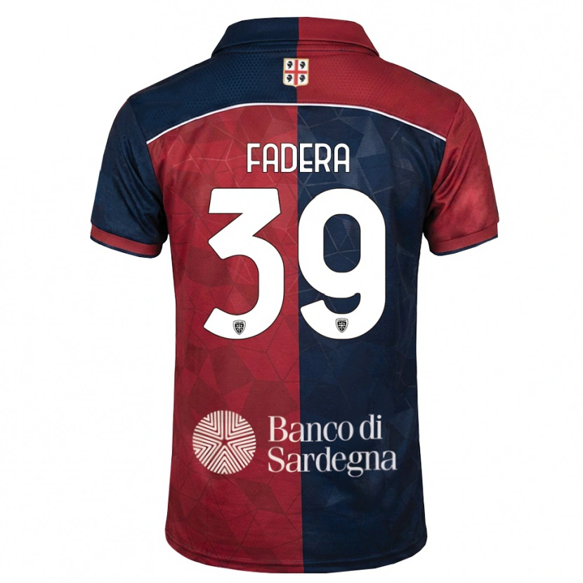 Danxen Kinderen Alieu Fadera #39 Bordeauxrood Koninklijk Blauw Thuisshirt Thuistenue 2026/27 T-Shirt