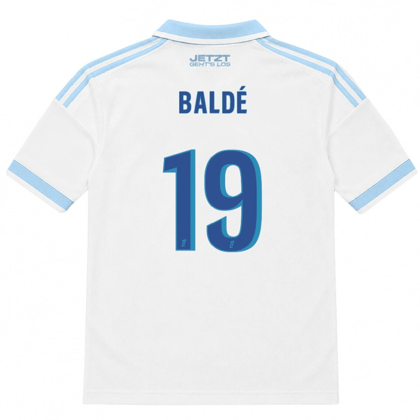Danxen Kinderen Fábio Baldé #19 Licht Hemelsblauw Wit Rood Uitshirt Uittenue 2026/27 T-Shirt