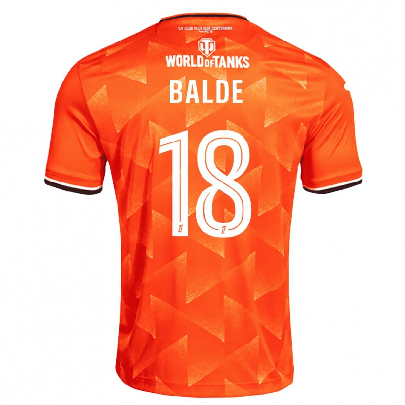 Danxen Kinderen Ibrahima Baldé #18 Oranje Wit Zwart Thuisshirt Thuistenue 2026/27 T-Shirt