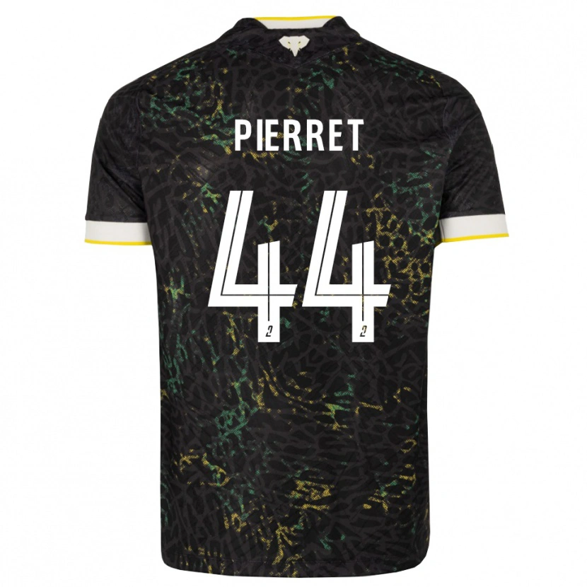 Danxen Kinderen Balthazar Pierret #44 Zwart Wit Geel Uitshirt Uittenue 2026/27 T-Shirt