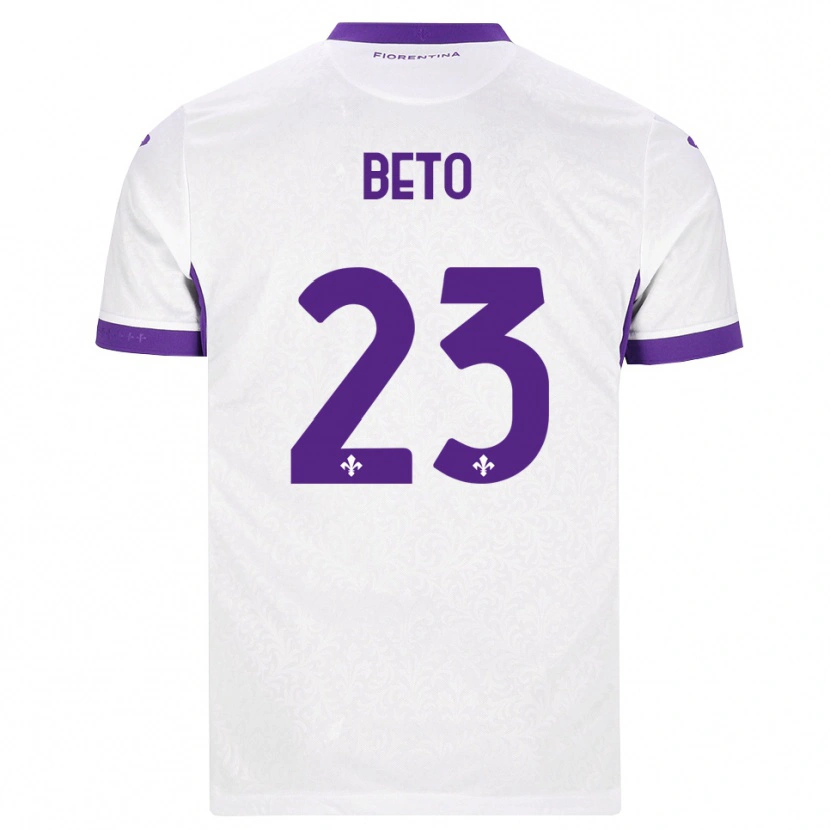 Danxen Heren Beto #23 Wit Paars Uitshirt Uittenue 2026/27 T-Shirt