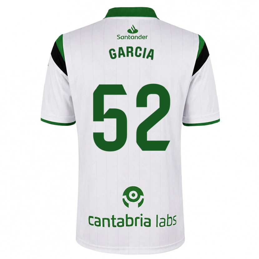 Danxen Heren Pablo García #52 Wit Groen Zwart Thuisshirt Thuistenue 2026/27 T-Shirt