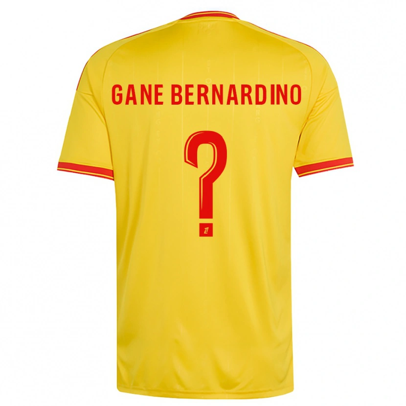 Danxen Heren Nathanaël Gane Bernardino #0 Goud Oranje Rood Thuisshirt Thuistenue 2026/27 T-Shirt