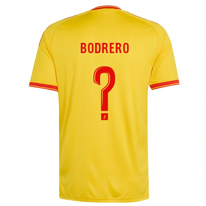 Danxen Heren Constant Bodrero #0 Goud Oranje Rood Thuisshirt Thuistenue 2026/27 T-Shirt