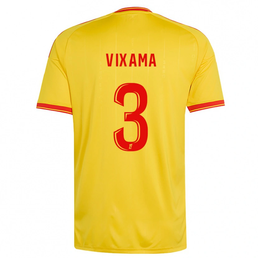 Danxen Heren Davidson Vixama #3 Goud Oranje Rood Thuisshirt Thuistenue 2026/27 T-Shirt