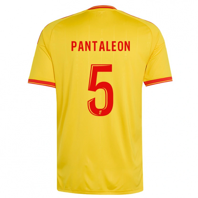 Danxen Heren Tom Pantaleon #5 Goud Oranje Rood Thuisshirt Thuistenue 2026/27 T-Shirt
