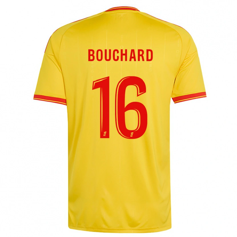 Danxen Heren Ambre Bouchard #16 Goud Oranje Rood Thuisshirt Thuistenue 2026/27 T-Shirt