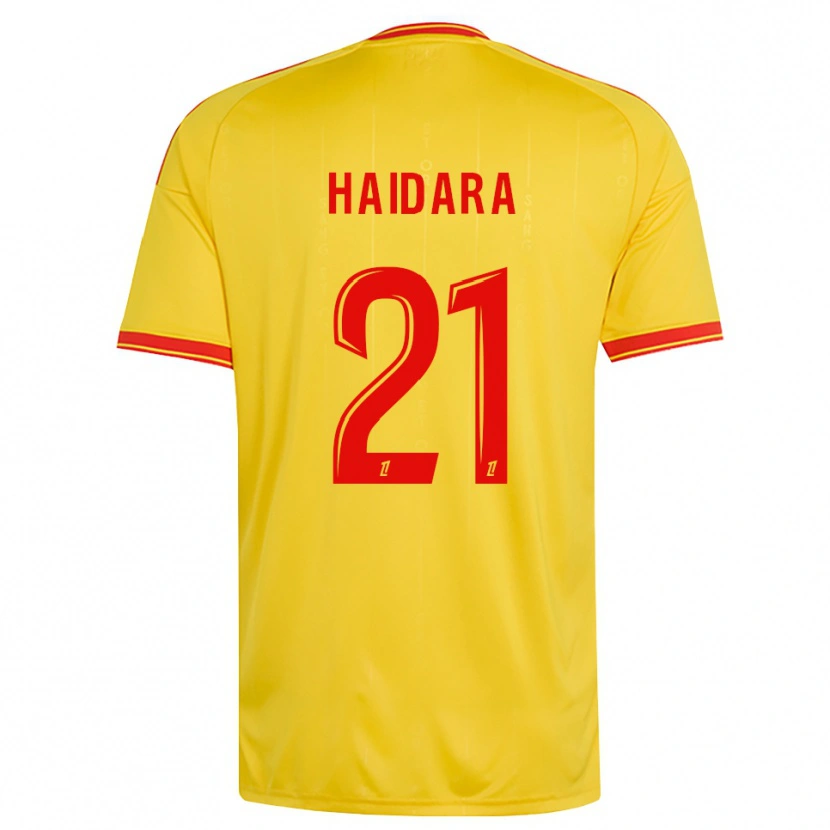 Danxen Heren Amadou Haidara #21 Goud Oranje Rood Thuisshirt Thuistenue 2026/27 T-Shirt