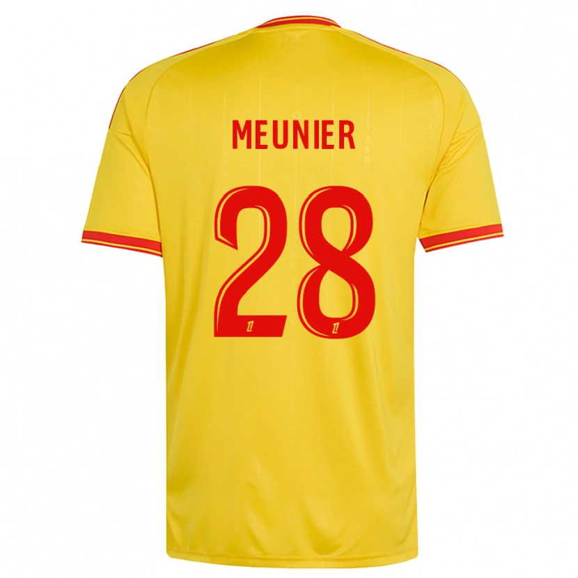 Danxen Heren Jennifer Meunier #28 Goud Oranje Rood Thuisshirt Thuistenue 2026/27 T-Shirt