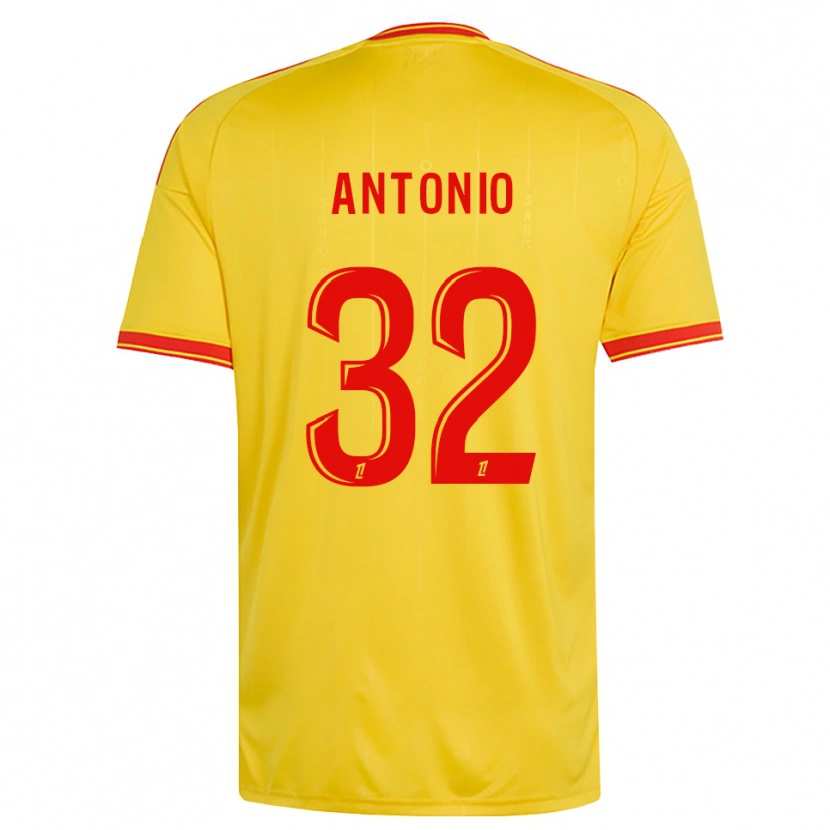 Danxen Heren Kyllian Antonio #32 Goud Oranje Rood Thuisshirt Thuistenue 2026/27 T-Shirt