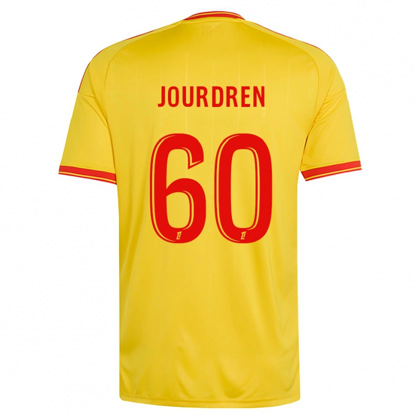 Danxen Heren Ilan Jourdren #60 Goud Oranje Rood Thuisshirt Thuistenue 2026/27 T-Shirt