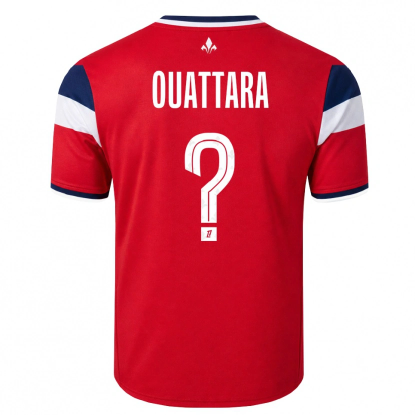 Danxen Heren Fadiga Ouattara #0 Rood Wit Koninklijk Blauw Thuisshirt Thuistenue 2026/27 T-Shirt