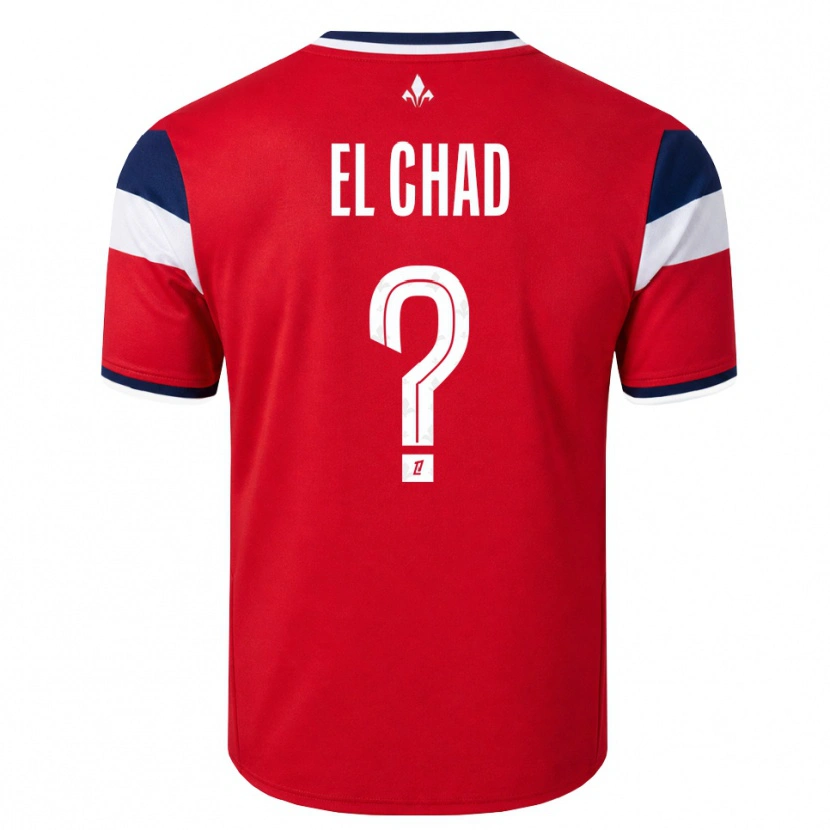 Danxen Heren Nesryne El Chad #0 Rood Wit Koninklijk Blauw Thuisshirt Thuistenue 2026/27 T-Shirt