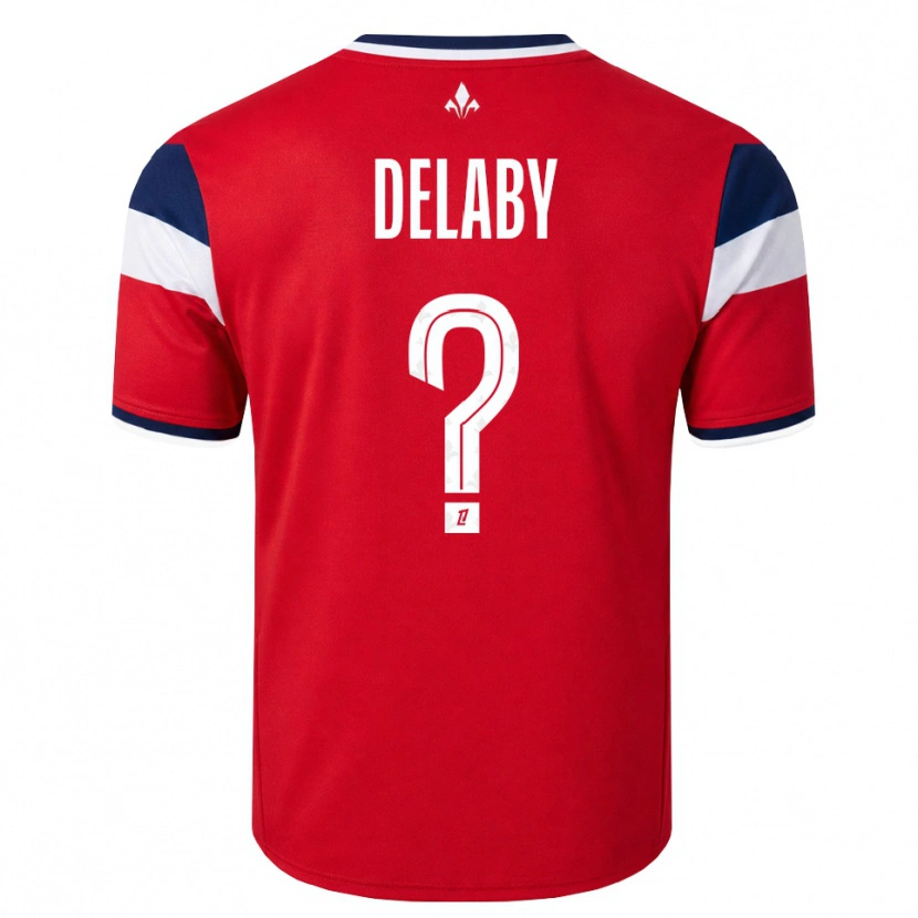 Danxen Heren Célia Delaby #0 Rood Wit Koninklijk Blauw Thuisshirt Thuistenue 2026/27 T-Shirt