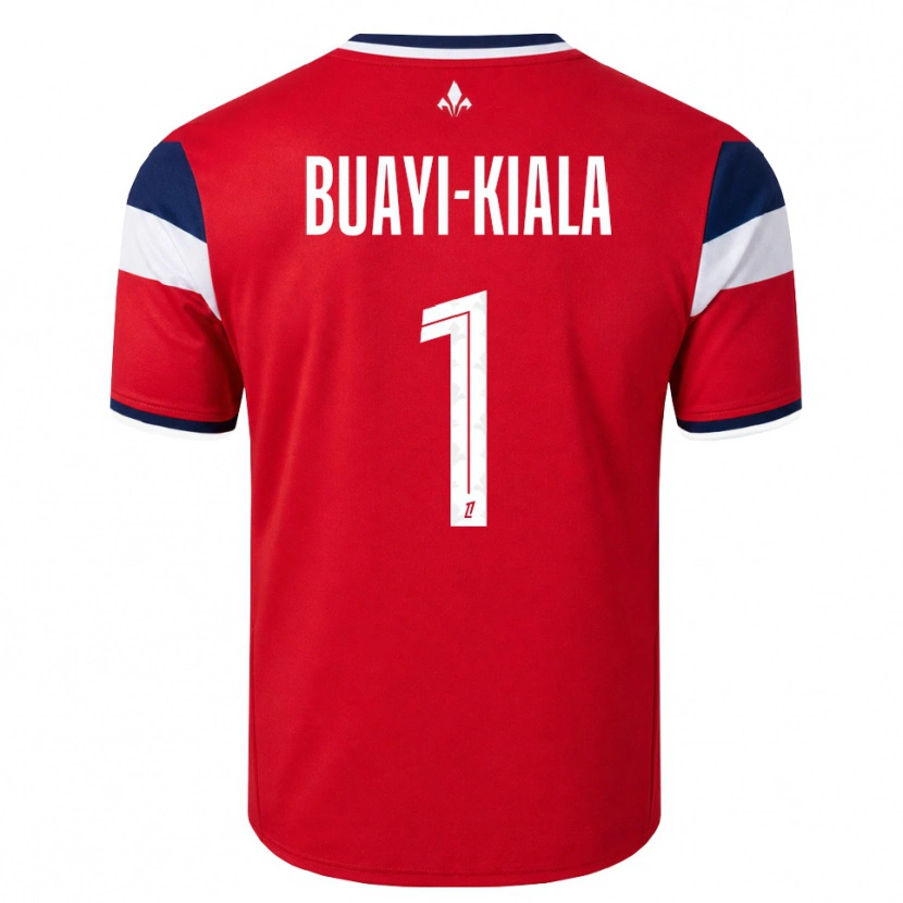 Danxen Heren Israël Buayi-Kiala #1 Rood Wit Koninklijk Blauw Thuisshirt Thuistenue 2026/27 T-Shirt