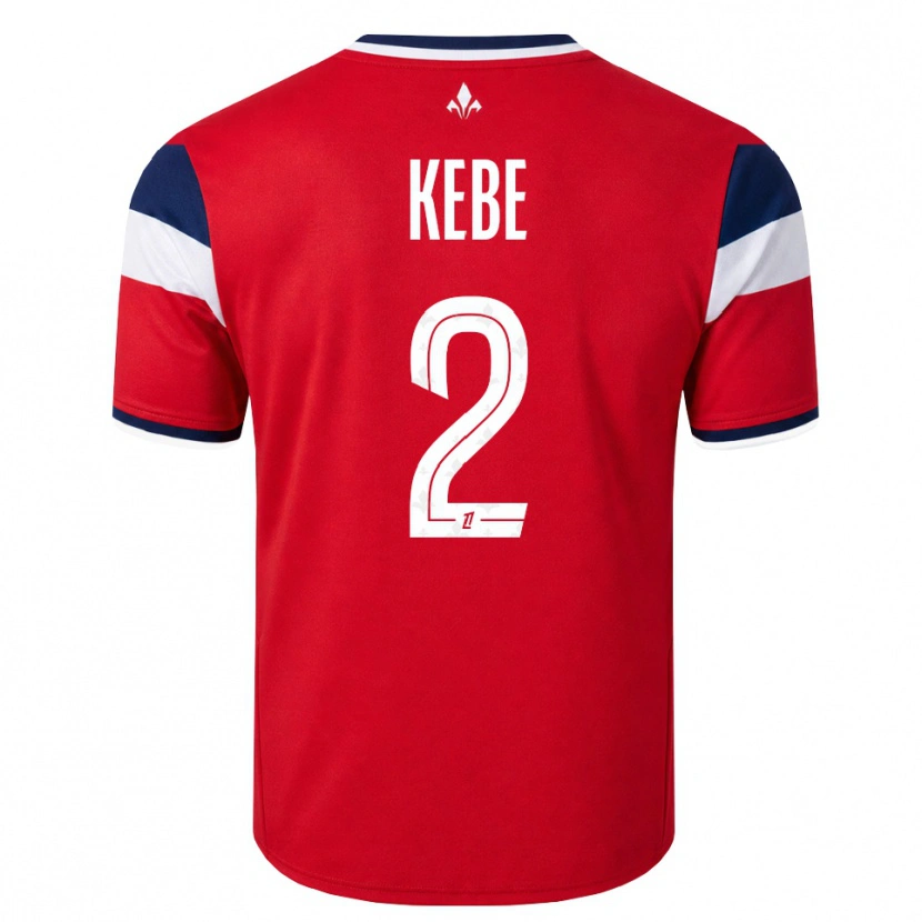 Danxen Heren Hamadi Kebe #2 Rood Wit Koninklijk Blauw Thuisshirt Thuistenue 2026/27 T-Shirt