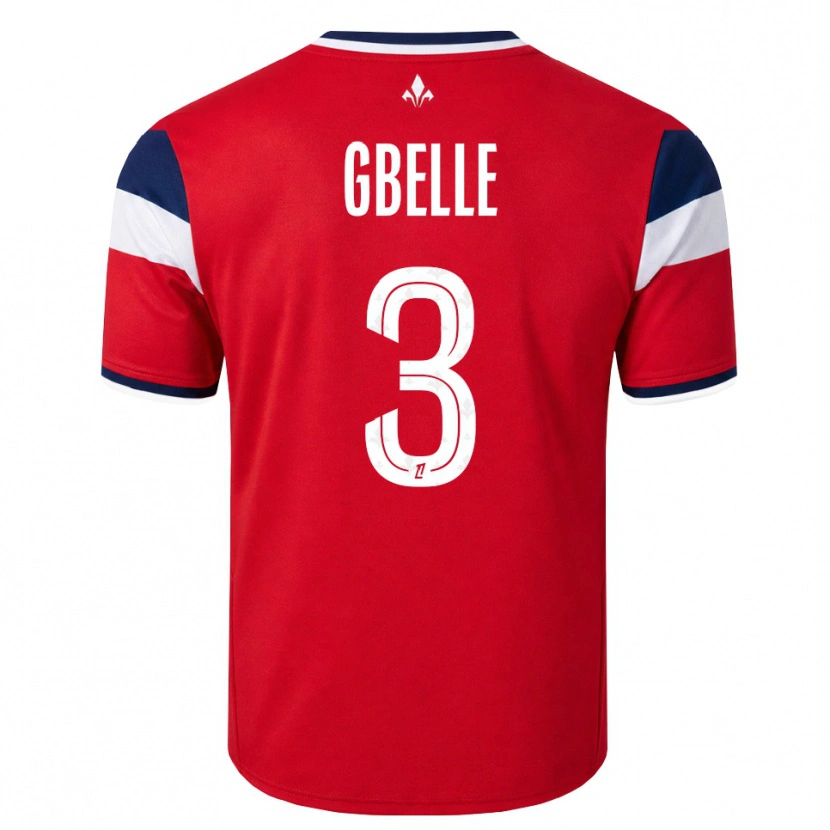 Danxen Heren Arthur Gbelle #3 Rood Wit Koninklijk Blauw Thuisshirt Thuistenue 2026/27 T-Shirt