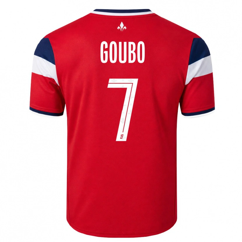 Danxen Heren Antoine Goubo #7 Rood Wit Koninklijk Blauw Thuisshirt Thuistenue 2026/27 T-Shirt