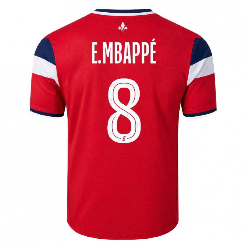 Danxen Heren Ethan Mbappé #8 Rood Wit Koninklijk Blauw Thuisshirt Thuistenue 2026/27 T-Shirt