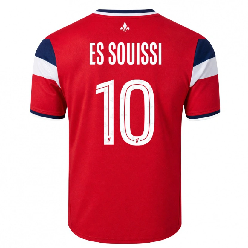Danxen Heren Yllian Es Souissi #10 Rood Wit Koninklijk Blauw Thuisshirt Thuistenue 2026/27 T-Shirt