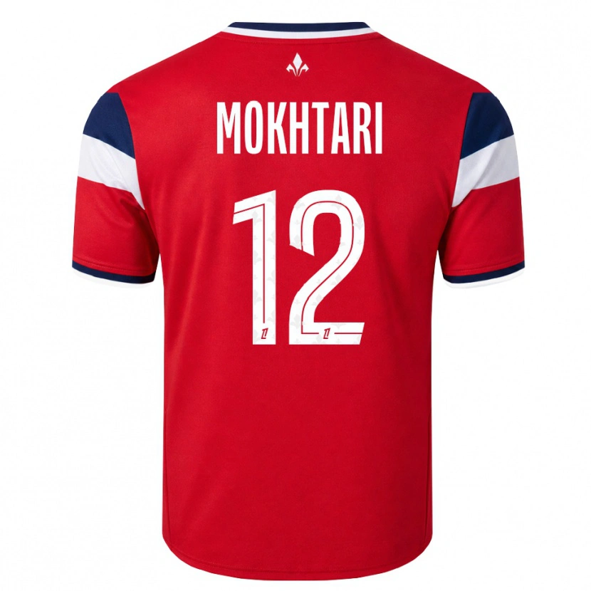 Danxen Heren Brahim Mokhtari #12 Rood Wit Koninklijk Blauw Thuisshirt Thuistenue 2026/27 T-Shirt