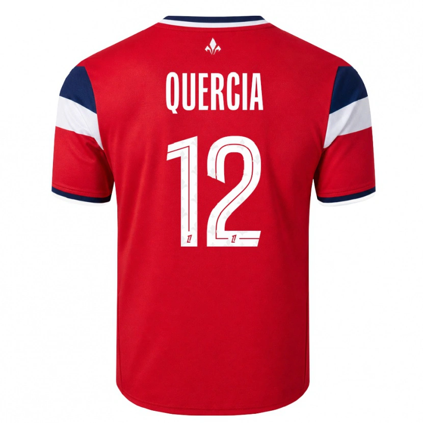 Danxen Heren Léo Quercia #12 Rood Wit Koninklijk Blauw Thuisshirt Thuistenue 2026/27 T-Shirt