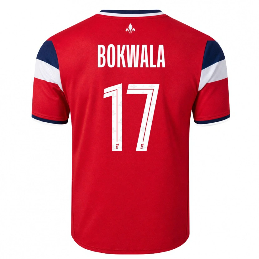 Danxen Heren Béni Bokwala #17 Rood Wit Koninklijk Blauw Thuisshirt Thuistenue 2026/27 T-Shirt