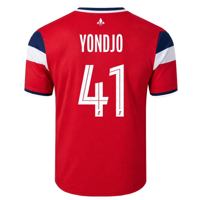 Danxen Heren Angel Yondjo Matah #41 Rood Wit Koninklijk Blauw Thuisshirt Thuistenue 2026/27 T-Shirt