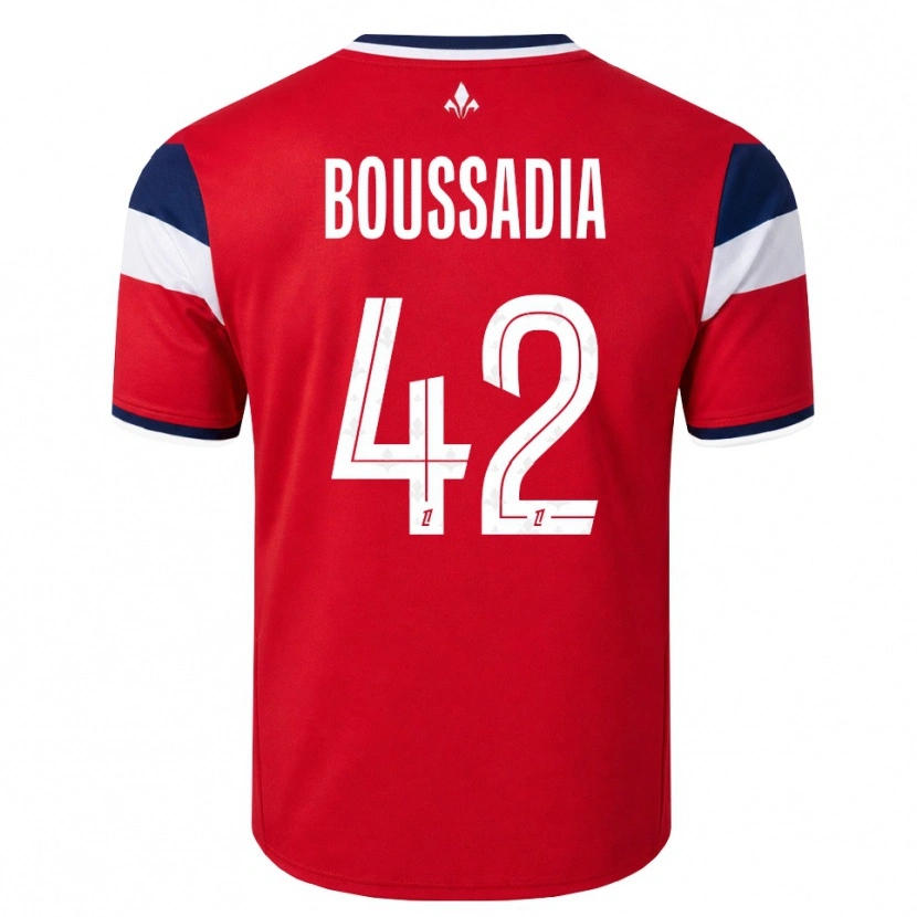 Danxen Heren Saad Boussadia #42 Rood Wit Koninklijk Blauw Thuisshirt Thuistenue 2026/27 T-Shirt