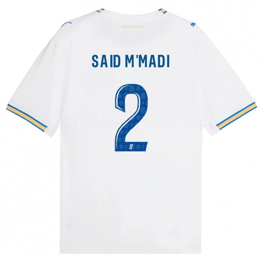 Danxen Heren Yakine Said M'madi #2 Dodgerblauw Wit Thuisshirt Thuistenue 2026/27 T-Shirt