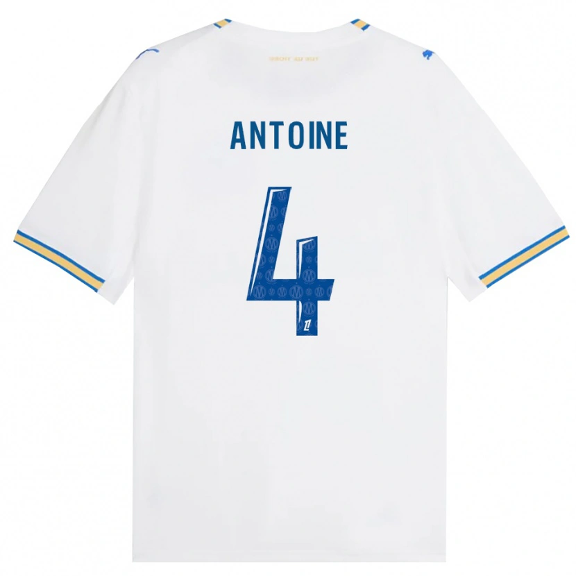 Danxen Heren Maud Antoine #4 Dodgerblauw Wit Thuisshirt Thuistenue 2026/27 T-Shirt