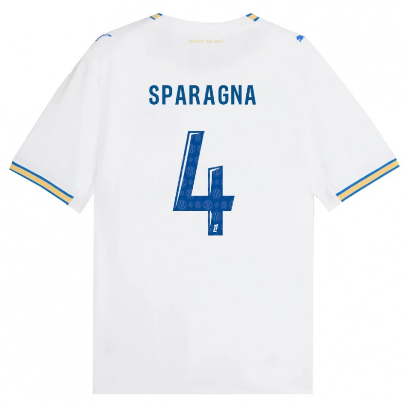 Danxen Heren Stéphane Sparagna #4 Dodgerblauw Wit Thuisshirt Thuistenue 2026/27 T-Shirt