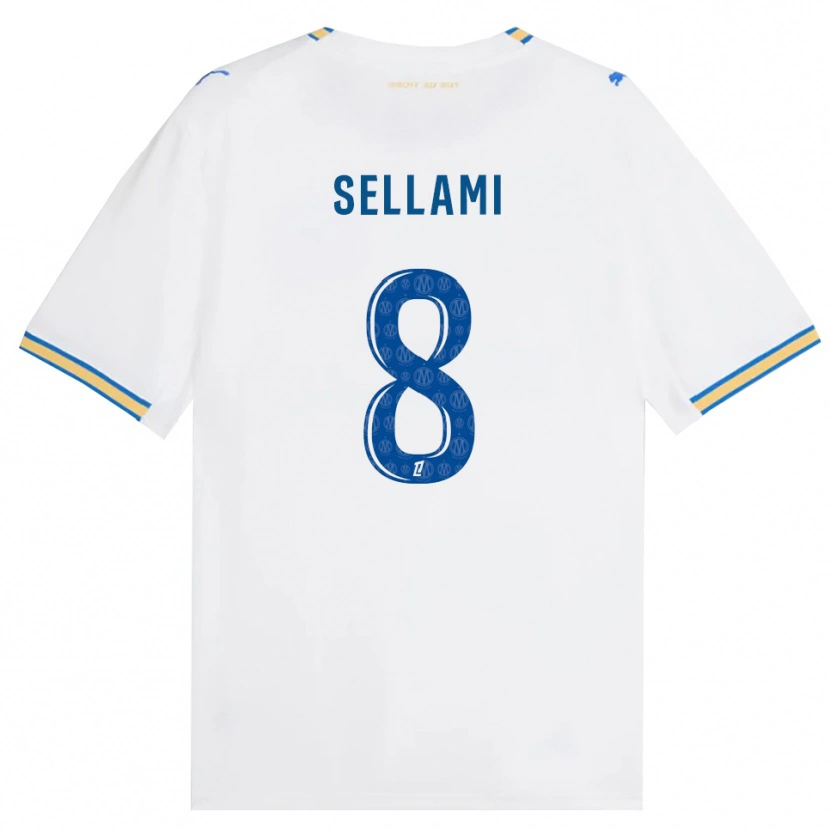 Danxen Heren Yanis Sellami #8 Dodgerblauw Wit Thuisshirt Thuistenue 2026/27 T-Shirt