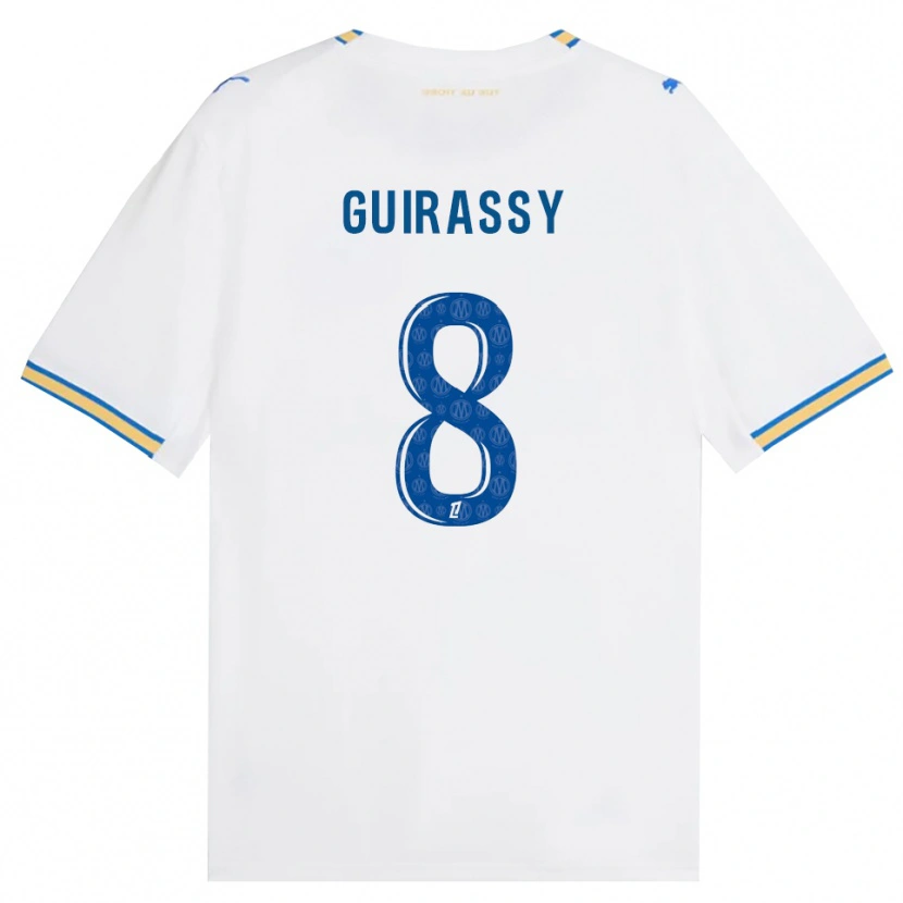 Danxen Heren Moctar Guirassy #8 Dodgerblauw Wit Thuisshirt Thuistenue 2026/27 T-Shirt