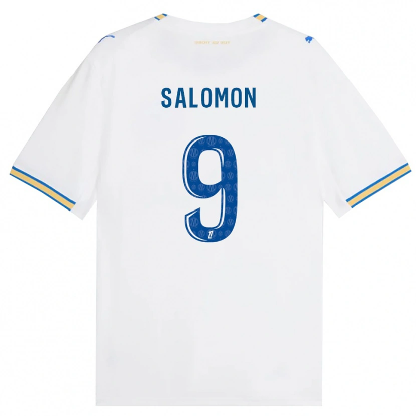Danxen Heren Maeva Salomon #9 Dodgerblauw Wit Thuisshirt Thuistenue 2026/27 T-Shirt
