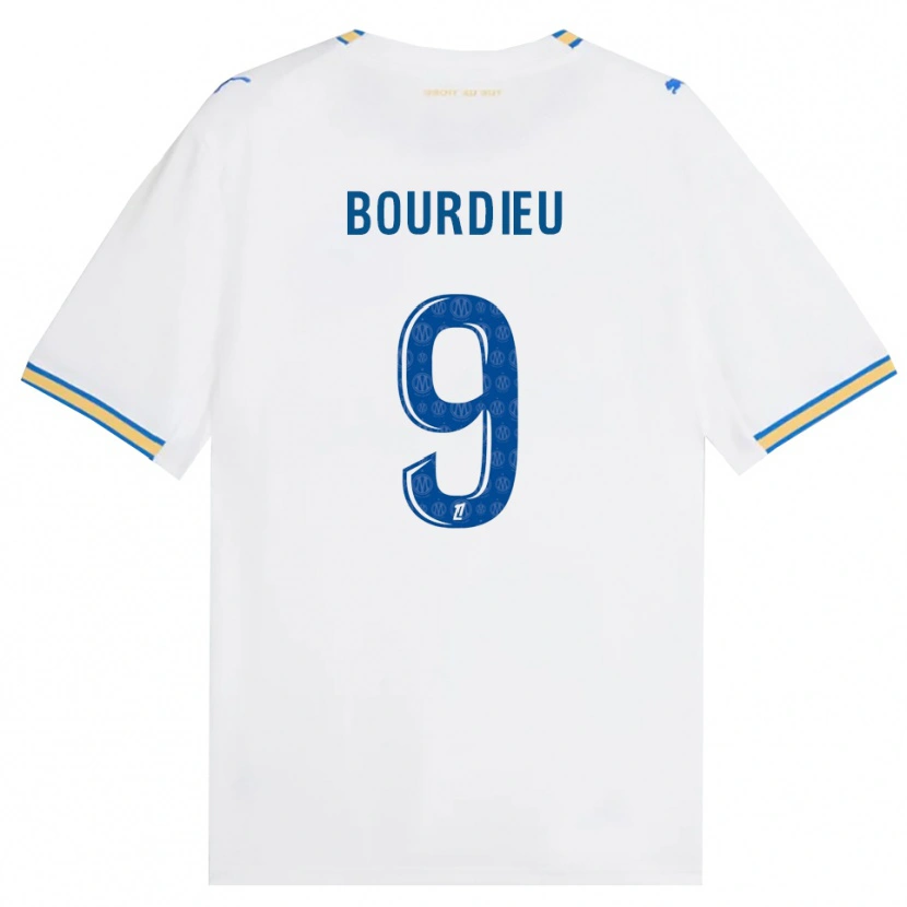 Danxen Heren Mathilde Bourdieu #9 Dodgerblauw Wit Thuisshirt Thuistenue 2026/27 T-Shirt