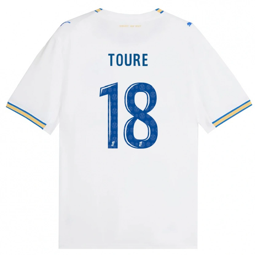 Danxen Heren Isaak Toure #18 Dodgerblauw Wit Thuisshirt Thuistenue 2026/27 T-Shirt
