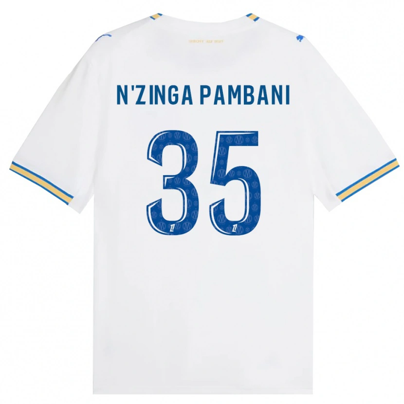 Danxen Heren Pladi N'zinga Pambani #35 Dodgerblauw Wit Thuisshirt Thuistenue 2026/27 T-Shirt