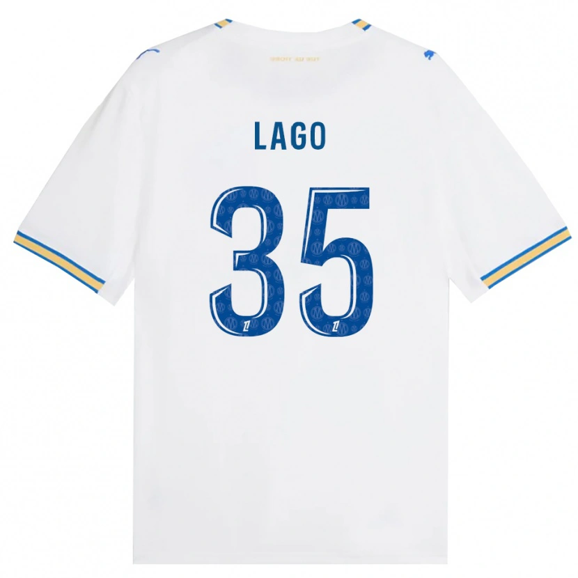 Danxen Heren Ange Lago #35 Dodgerblauw Wit Thuisshirt Thuistenue 2026/27 T-Shirt