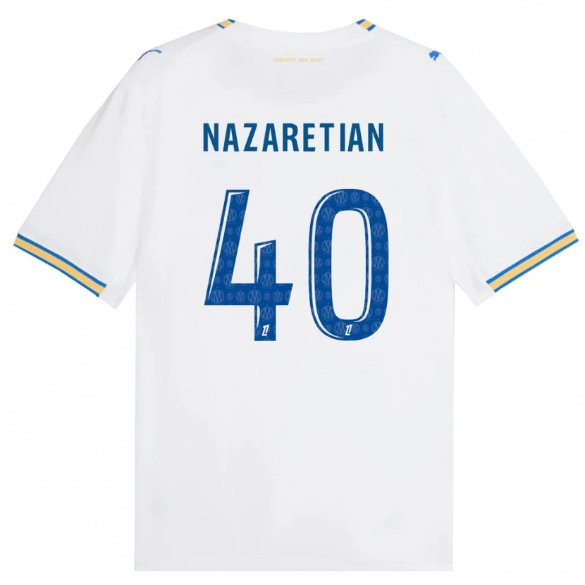 Danxen Heren Manuel Nazaretian #40 Dodgerblauw Wit Thuisshirt Thuistenue 2026/27 T-Shirt