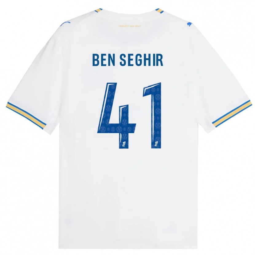 Danxen Heren Salim Ben Seghir #41 Dodgerblauw Wit Thuisshirt Thuistenue 2026/27 T-Shirt