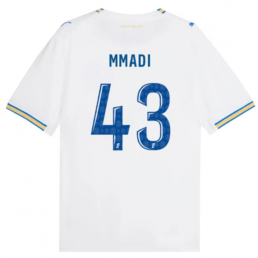 Danxen Heren Tadjidine Mmadi #43 Dodgerblauw Wit Thuisshirt Thuistenue 2026/27 T-Shirt