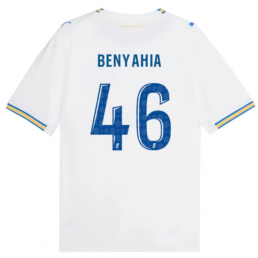 Danxen Heren Aylan Benyahia-Tani #46 Dodgerblauw Wit Thuisshirt Thuistenue 2026/27 T-Shirt