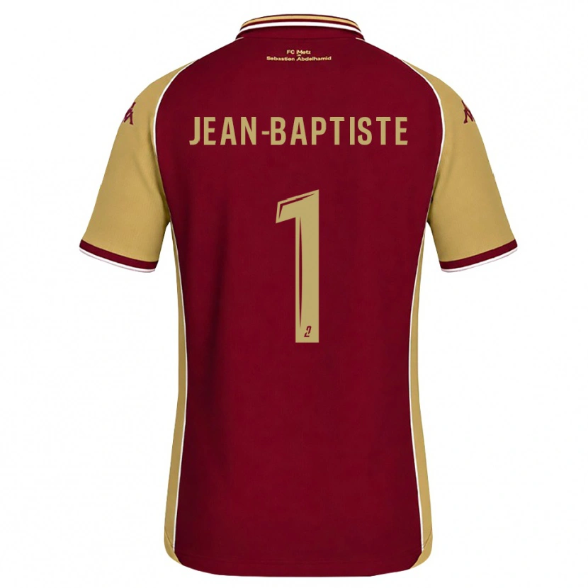 Danxen Heren Romain Jean-Baptiste #1 Goudenrood Donkerrood Thuisshirt Thuistenue 2026/27 T-Shirt