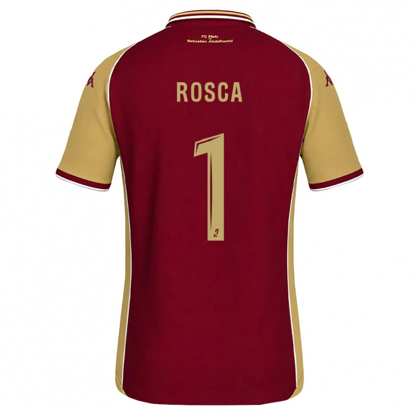 Danxen Heren Daniel Rosca #1 Goudenrood Donkerrood Thuisshirt Thuistenue 2026/27 T-Shirt