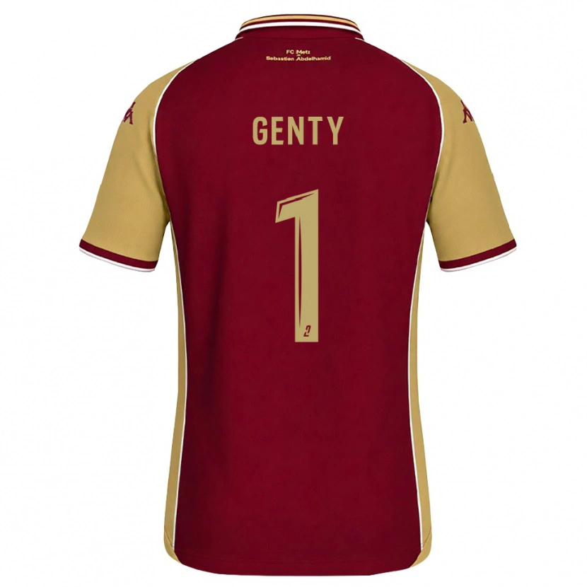 Danxen Heren Julie Genty #1 Goudenrood Donkerrood Thuisshirt Thuistenue 2026/27 T-Shirt