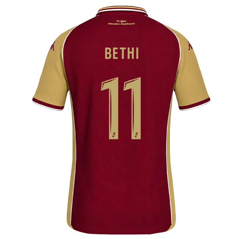 Danxen Heren Mélissa Bethi #11 Goudenrood Donkerrood Thuisshirt Thuistenue 2026/27 T-Shirt