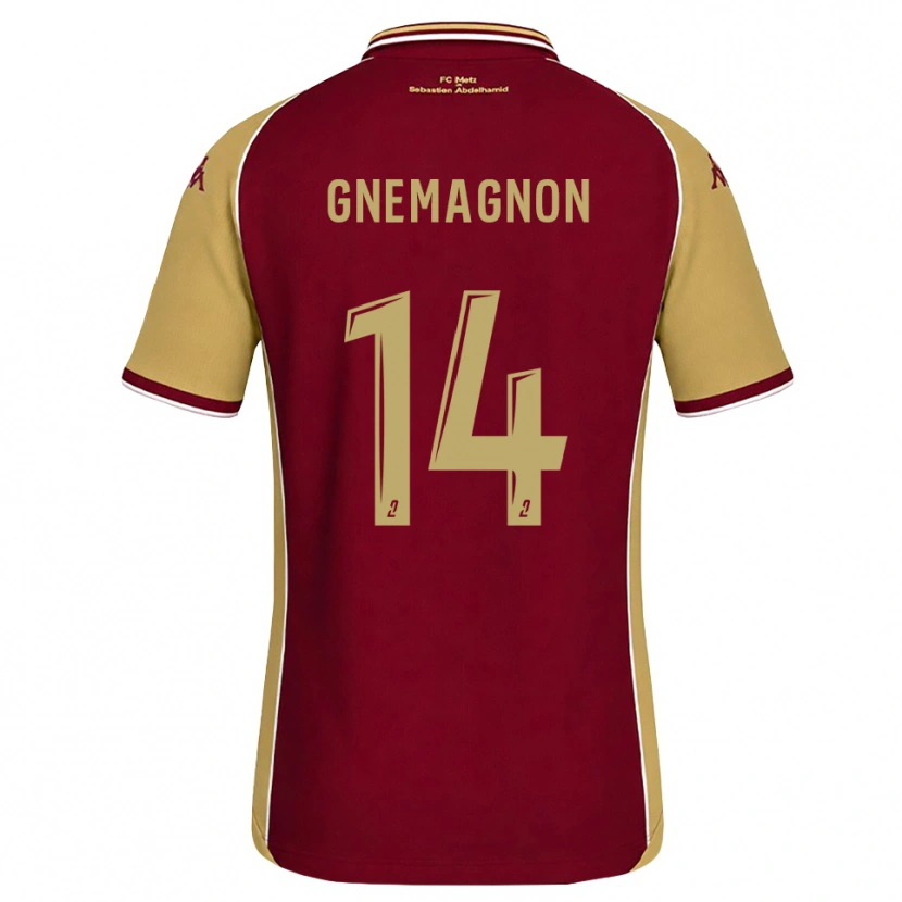 Danxen Heren Mahi Gnemagnon #14 Goudenrood Donkerrood Thuisshirt Thuistenue 2026/27 T-Shirt