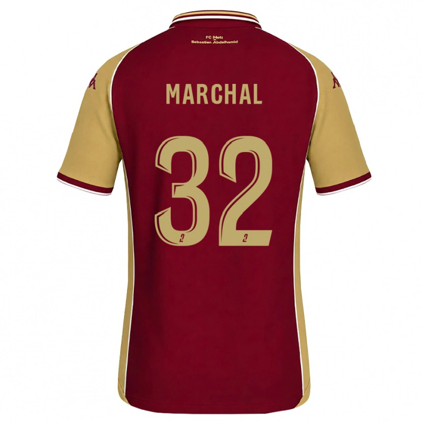 Danxen Heren Adam Marchal #32 Goudenrood Donkerrood Thuisshirt Thuistenue 2026/27 T-Shirt